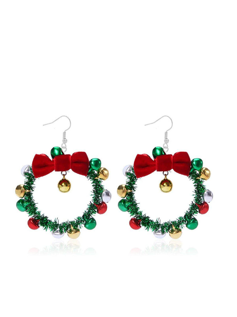 Christmas Colorful Tree Tassel Earrings