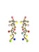 Christmas Colorful Tree Tassel Earrings