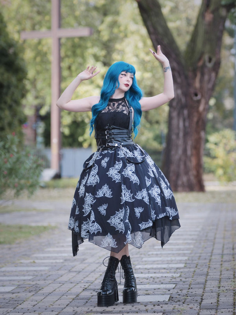 Halloween Gothic Steampunk Lace Dress