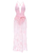 2PCS 1940s Deep-V One-Piece Swimsuit & Lace Cover-Up — because 1940s glamour never goes out of style