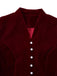 2PCS 1940s V-Neck Velvet Jacket & Skirt - vintage skirt, retro style