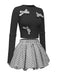 2PCS 1950s Bow Solid Top | 1950s | vintage skirt, retro style