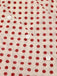 2PCS 1950s Red Polka Dot Blouse & Burgundy Pants: timeless style reimagined