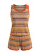 Orange 1960s Vintage Retro Pants 2