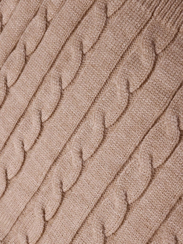 She sways in this 2PCS 1960s Knitted Cropped Sweater & Skirt and it's pure 1960s magic