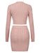 2PCS 1960s Knitted Cropped Sweater & Skirt — because 1960s glamour deserves an encore