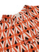 2PCS 1960s Orange Blouse & Tweed Mini Dress: timeless style reimagined