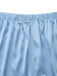 2PCS 1960s Satin Tie-Front Crop Top & Shorts - vintage fashion, retro style