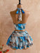 Blue 1930s Skirt Set 5
