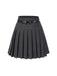 2PCS Dark 1960s Pinstripes Top & Pleated Skirt — 1960s jazz-age spirit for her morning coffee