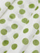 2PCS Green 1940s Buttons Shirt & Polka Dots Skirt: a 1940s classic that whispers rather than shouts