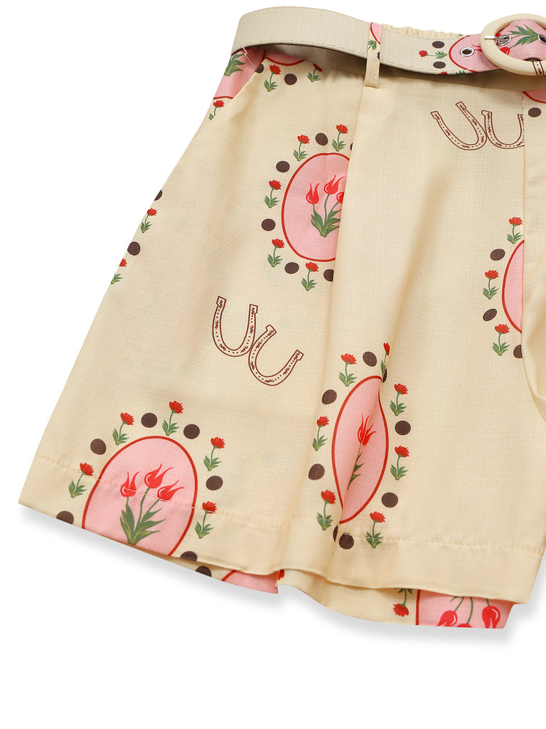 Light Yellow 1950s Vintage Classic Two Piece Set 6