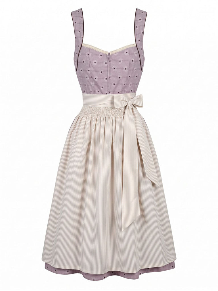 Pale Pink 1950s Vintage Classic Dress 3