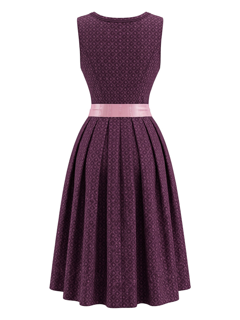 Pink 1950s Vintage Classic Dress 2