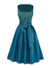 Green 1950s Vintage Classic Dress 2