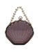 Vintage 3D Seashell Transparent Pearl Chain Bag