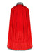Red 1930s Cruella Dalmatian Trimmed Tie Neck Cape