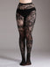 Halloween Gothic Lace Floral Pattern Sheer Tights