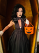 1960s Nightmare Before Christmas Bat Striped Dress
