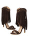 Vintage Tassel Studded Stiletto Boots