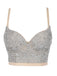 1970s Steampunk Rhinestone Studded Camisole