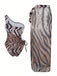 1950s Tiger One-Shoulder Swimsuit & Cover-Up
