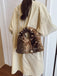 Retro Deer Style Bell Faux Fur Bag