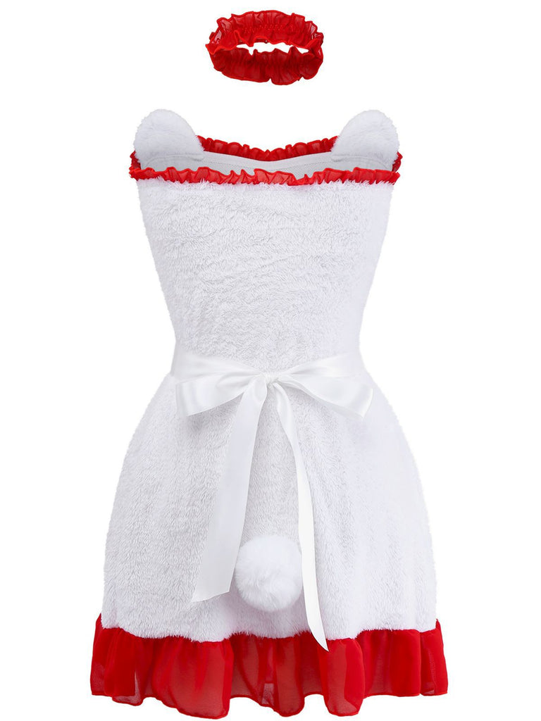 1960s Bow Bell Fluffy Tail Bunny Nightgown