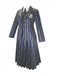 1940s Wednesday Academy Striped Uniform Costume Set