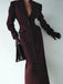 1930s Solid Lapel Button Wool Coat