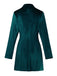 1960s Solid Velvet Long Sleeve Blazer Dress