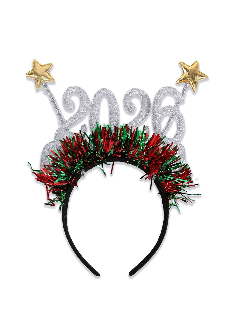 2026 New Year Party Star Streamer Headband