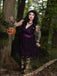 Deep Purple 1950s Halloween Bat Bow Dress