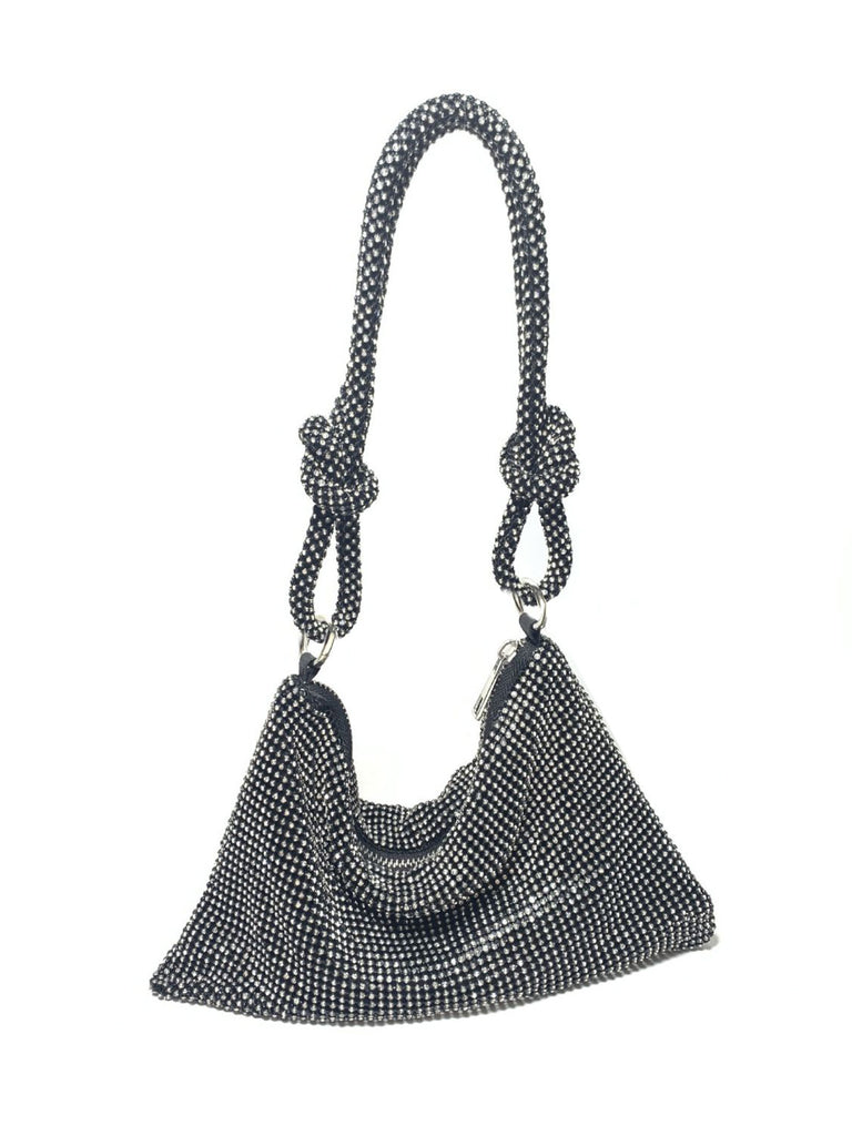 Rhinestone Sparkly Evening Handle Shoulder Bag