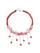 Halloween Blood Drop Beaded Tassel Necklace