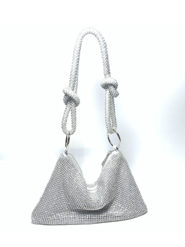 Rhinestone Sparkly Evening Handle Shoulder Bag