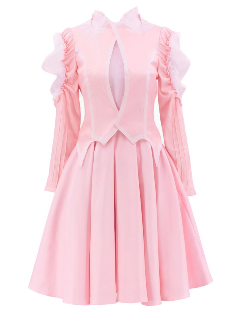 Pink 1960s Wicked-Inspired Glinda Costume Set