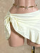 3PCS 1950s Solid Metal Sun Chain Accent Bikini Set & Cover-Up: beautiful vintage swimwear, retro swimsuit, pin-up style with timeless appeal