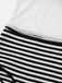 3PCS 1980s Striped Bikini Set & Sheer Cover-Up Tank | vintage swimwear, retro swimsuit, pin-up style - perfect for retro fashion enthusiasts