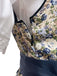 Blue 1950s Square Neck Two Piece Set 10