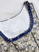 Blue 1950s Square Neck Two Piece Set 9