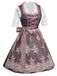 3PCS Pink 1950s Lace Top & Embroidered Ribbon Dress - vintage dress, retro fashion, rockabilly
