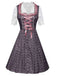 3PCS Pink 1950s Lace Top & Embroidered Ribbon Dress - vintage dress, retro fashion, rockabilly