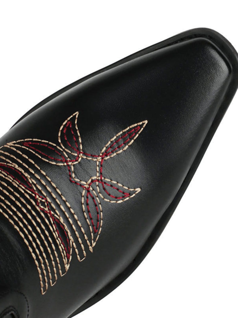 Vintage Embroidered Western Cowboy Boots