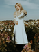 Cream 1950s Multi-Layer Fur Collar Patchwork Coat
