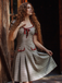 Brown 1950s Bow Houndstooth Pleated Dress