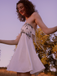 Beige 1940s Floral Embroidered Spaghetti Straps Nightgown