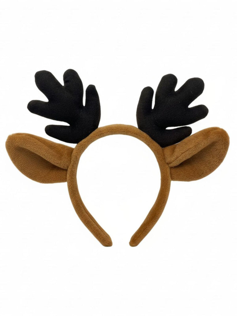 Brown Christmas Reindeer Antler Headband