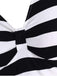 [Pre-Sale] 1950s Halloween Striped Pumpkin Haunted House Print Dress