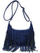 Vintage Boho Fringe Suede Shoulder Bag
